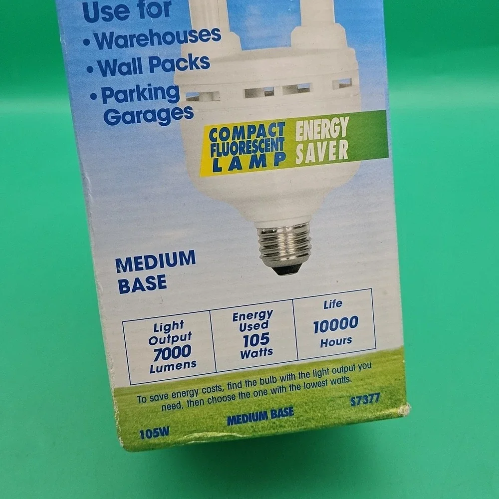 Satco S7377 105T5/50 Compact Fluorescent Spiral 105W 120V T5 Medium E26 5000K